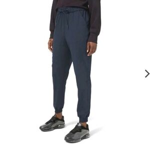Lululemon Keep Moving Joggers  Pants Women Size 10 True Navy Wicking Stretch
